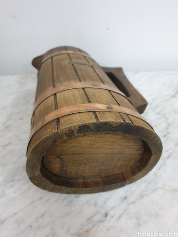 Antig&uuml;edades: Jarra de madera - Foto 3