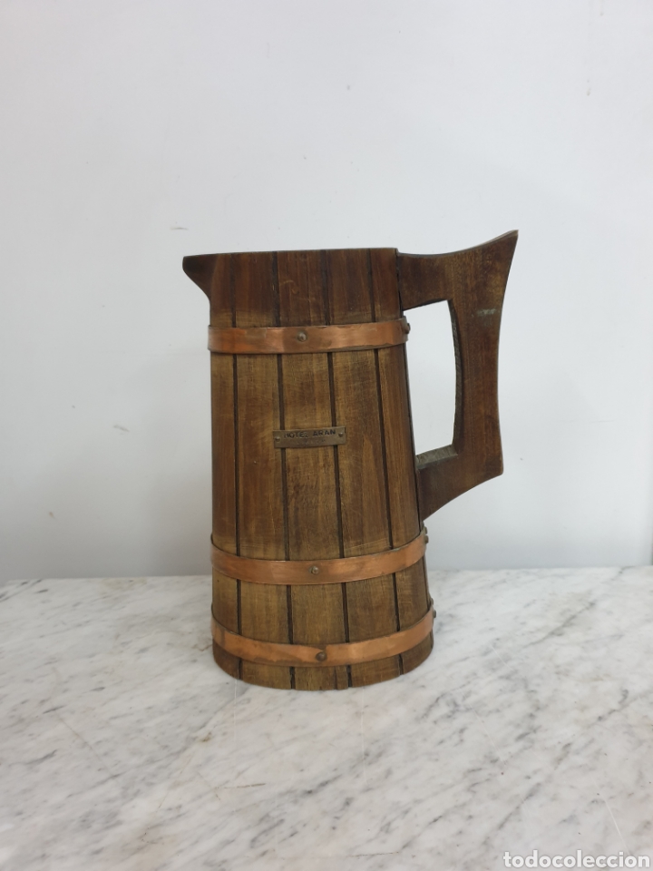 Antig&uuml;edades: Jarra de madera - Foto 6