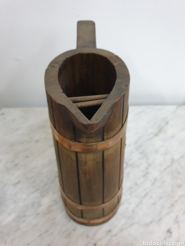 Antig&uuml;edades: Jarra de madera - Foto 7