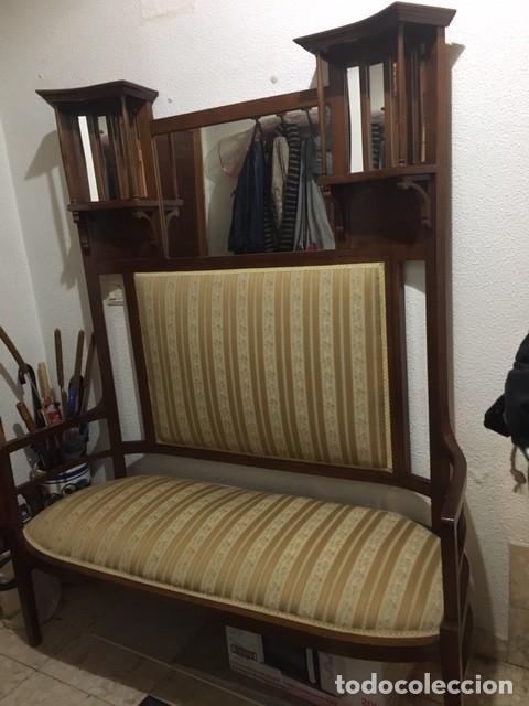 Antig&uuml;edades: Sof&aacute; modernista con espejos - Foto 1