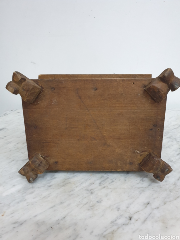 Antig&uuml;edades: Caja joyero tallado - Foto 7