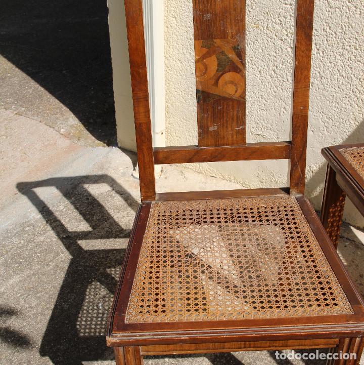 Antig&uuml;edades: Juego de 4 sillas Art Dec&oacute; - Foto 6