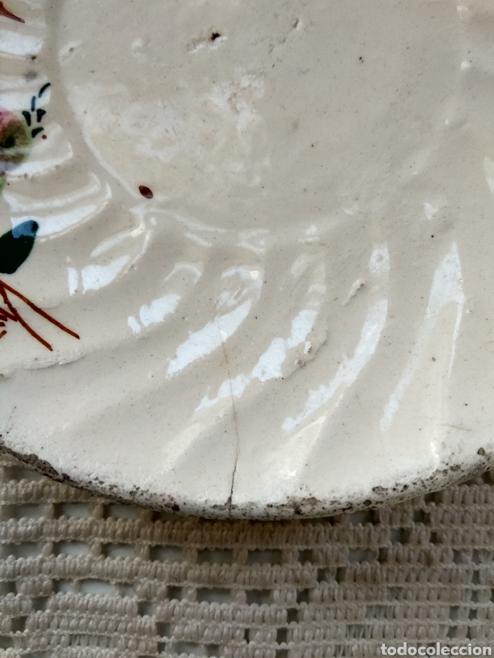 Antig&uuml;edades: PLATO DE CAF&Eacute; CER&Aacute;MICA POPULAR - Foto 3