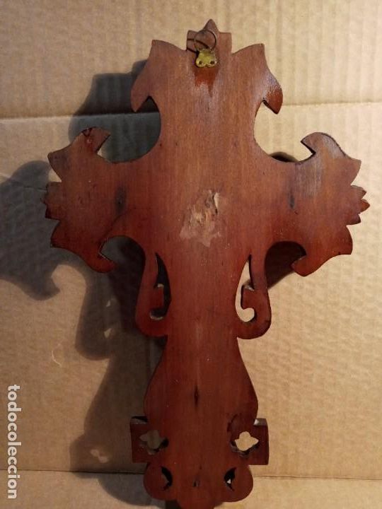 Antig&uuml;edades: BENDITERA - MADERA Y METALES . - Foto 6