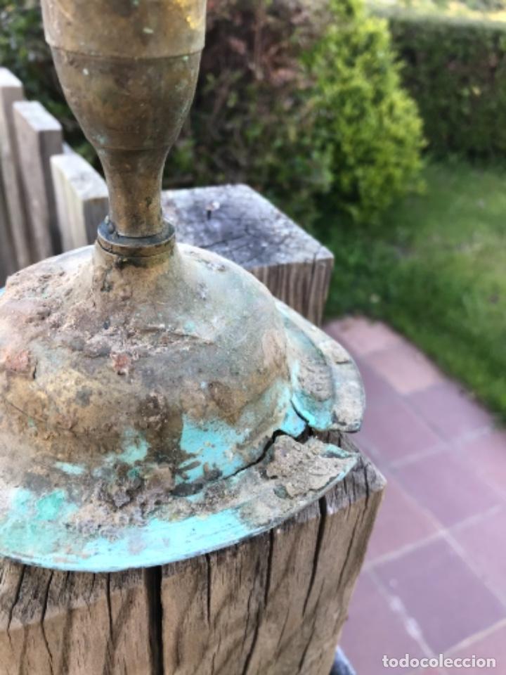 Antig&uuml;edades: Palmatoria, bronce, siglo XIX - Foto 2