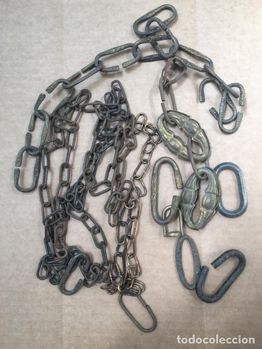 Antig&uuml;edades: Lampara, cadenas antiguas - Foto 2