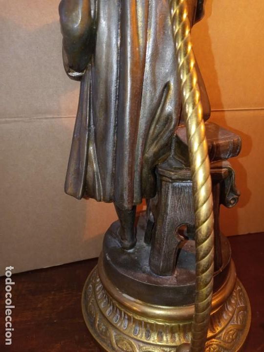 Antig&uuml;edades: LAMPARA - CRISTOBAL COLON . - Foto 5