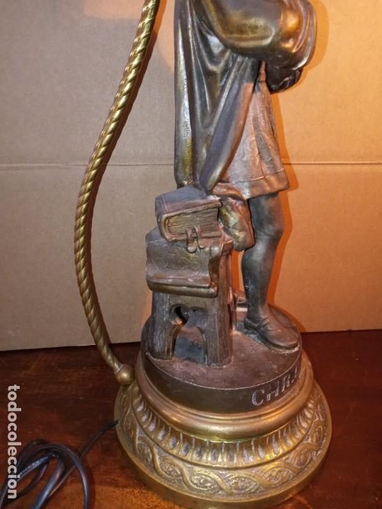 Antig&uuml;edades: LAMPARA - CRISTOBAL COLON . - Foto 10