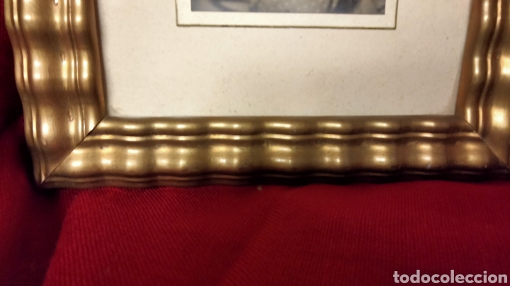 Antig&uuml;edades: ANTIGUO MARCO EN PAN DE ORO - Foto 3