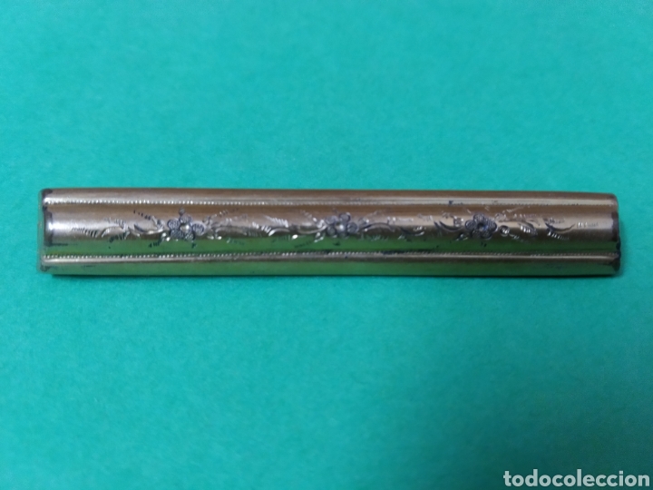 Antig&uuml;edades: ALFILER PASADOR DE CORBATA DORADO - Foto 1