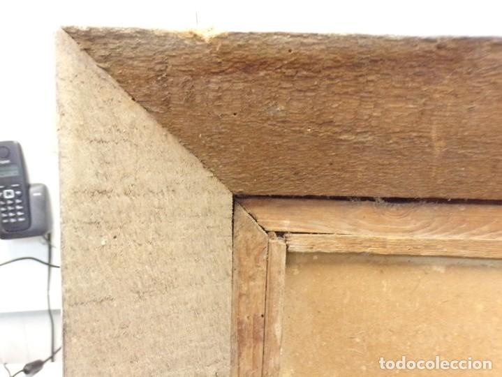 Antig&uuml;edades: ESTAMOS LIQUIDANDO. antiguo marco de madera con lamina bodegon - Foto 8