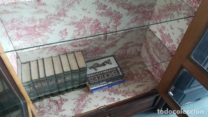 Antig&uuml;edades: VITRINA BIEDERMEIER PALMA DE CAOBA - Foto 16