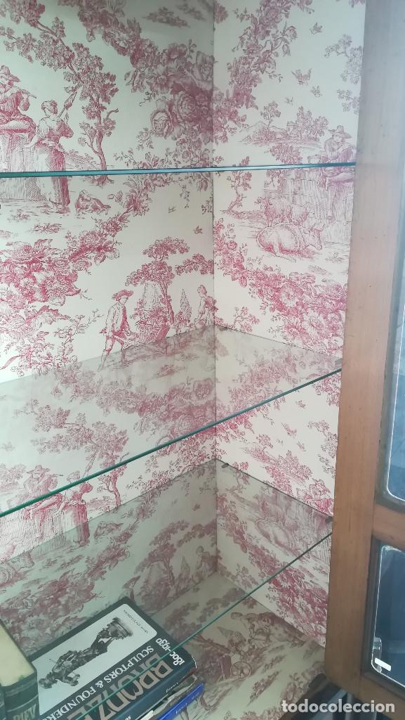 Antig&uuml;edades: VITRINA BIEDERMEIER PALMA DE CAOBA - Foto 19