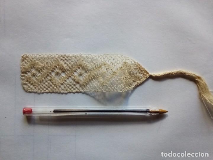 Antig&uuml;edades: Encaje de bolillos marca paginas - Foto 1