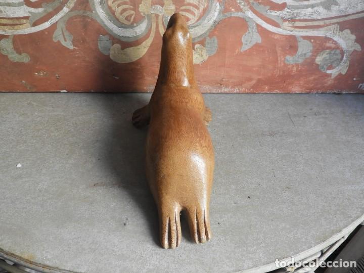 Antig&uuml;edades: MORSA DE MADERA SUPERDECORATIVA - Foto 5