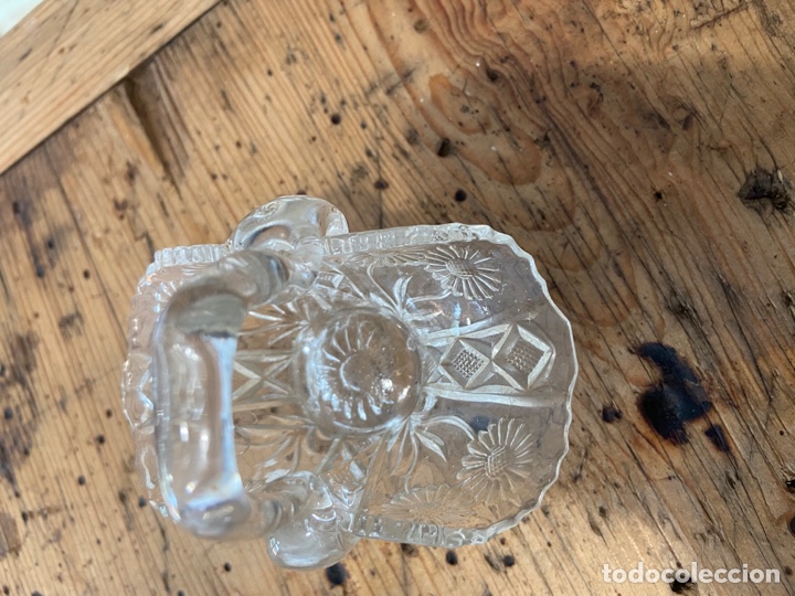 Antig&uuml;edades: Peque&ntilde;a cesta de cristal - Foto 5