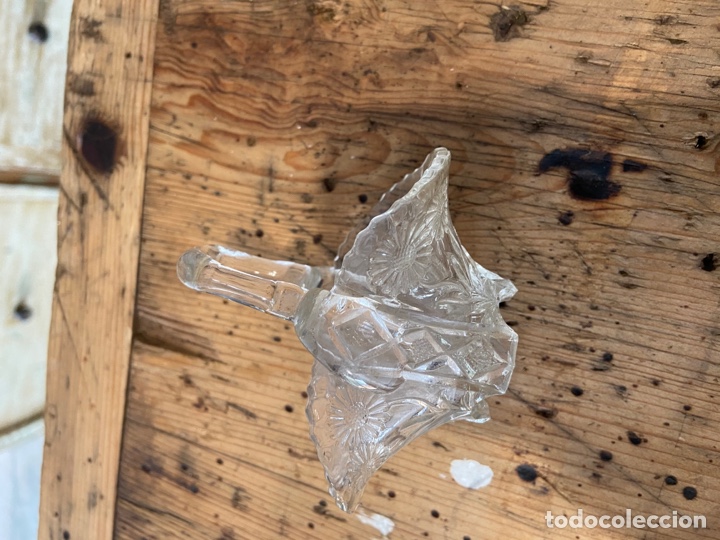 Antig&uuml;edades: Peque&ntilde;a cesta de cristal - Foto 7