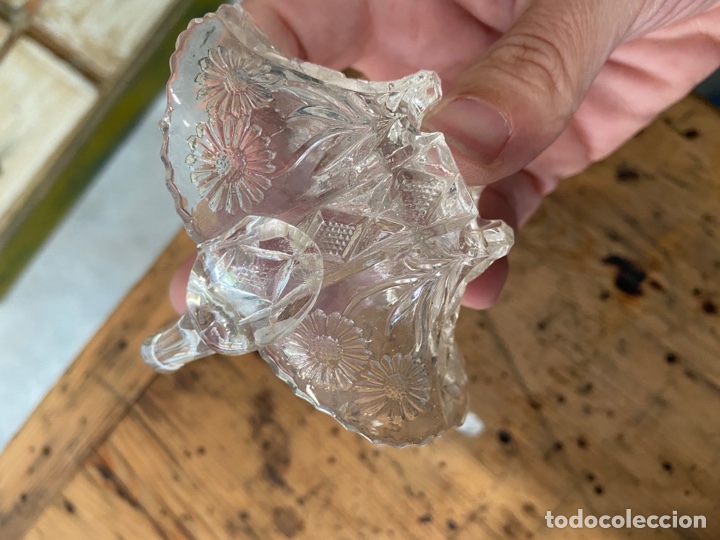 Antig&uuml;edades: Peque&ntilde;a cesta de cristal - Foto 9
