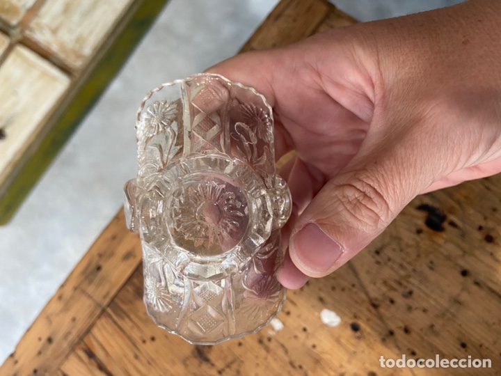Antig&uuml;edades: Peque&ntilde;a cesta de cristal - Foto 15