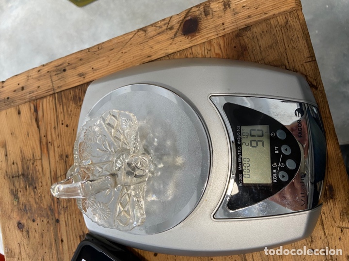 Antig&uuml;edades: Peque&ntilde;a cesta de cristal - Foto 17