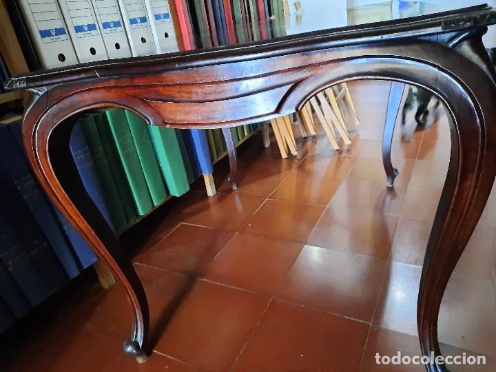 Antig&uuml;edades: mesa de comedor de caoba d&eacute;cada de 1930. Extensible. - Foto 2