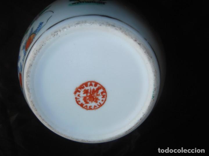 Antig&uuml;edades: FLORERO, BUCARO DE PORCELANA DE MACAU - Foto 5