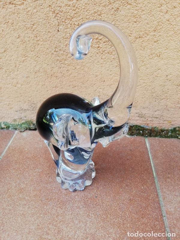 Antig&uuml;edades: Elefante de cristal. - Foto 2