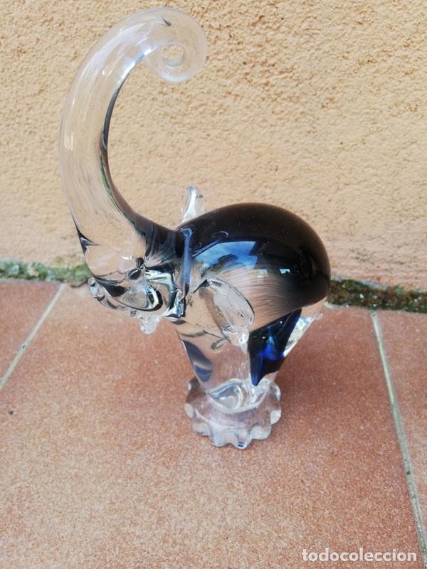 Antig&uuml;edades: Elefante de cristal. - Foto 4