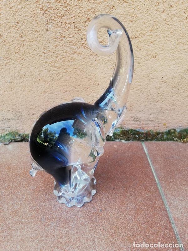 Antig&uuml;edades: Elefante de cristal. - Foto 1