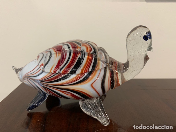 Antig&uuml;edades: Tortuga de vidrio de Murano - Foto 2