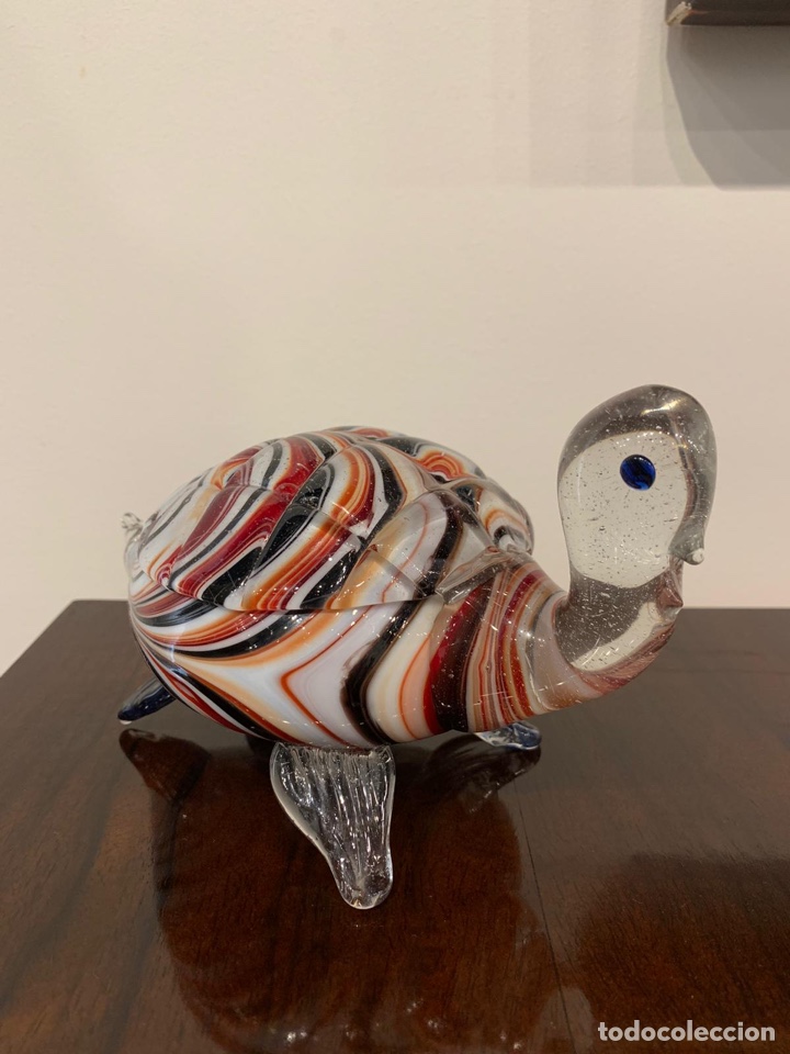 Antig&uuml;edades: Tortuga de vidrio de Murano - Foto 1