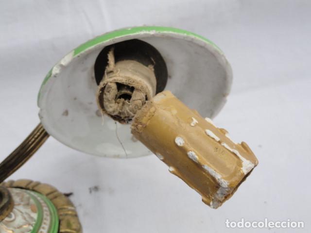 Antig&uuml;edades: APLIQUE DE PORCELANA. - Foto 5