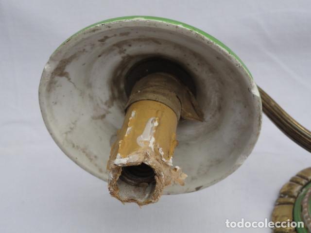 Antig&uuml;edades: APLIQUE DE PORCELANA. - Foto 6