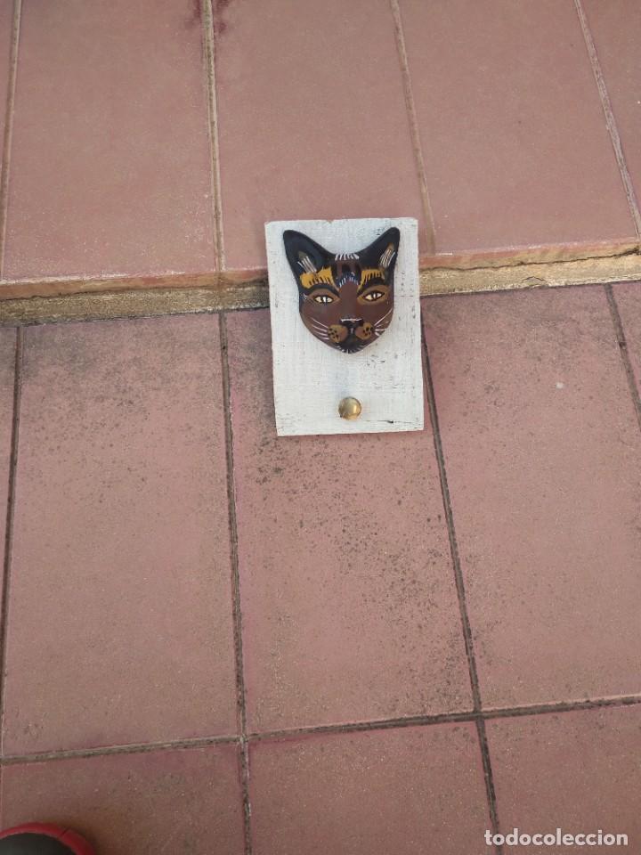 Antig&uuml;edades: Perchero gato madera y cer&aacute;mica - Foto 10