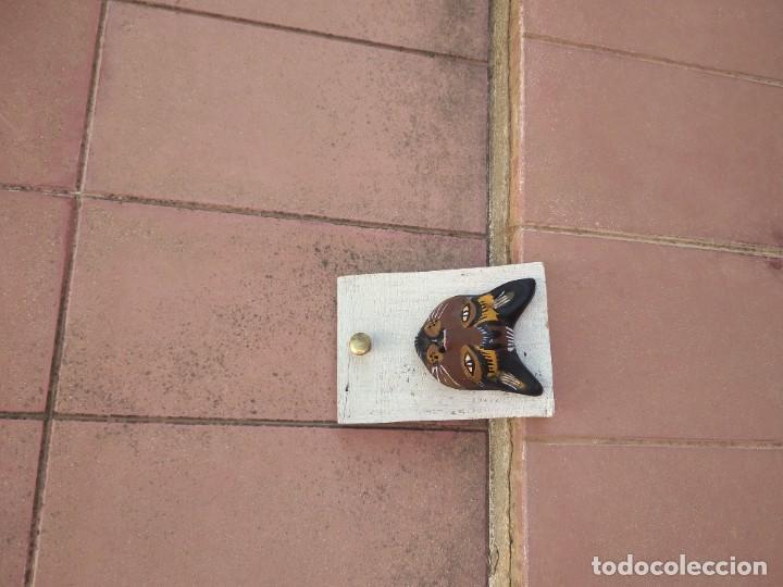 Antig&uuml;edades: Perchero gato madera y cer&aacute;mica - Foto 12