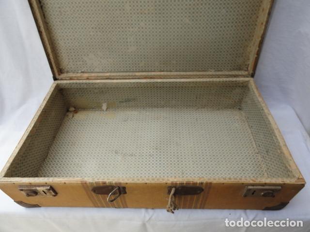 Antig&uuml;edades: MALETA ANTIGUA. - Foto 3
