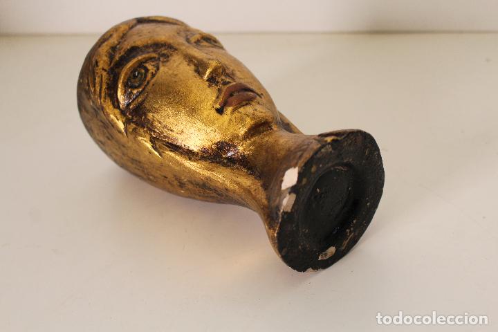 Antig&uuml;edades: caliz - virgen de ceramica - Foto 3