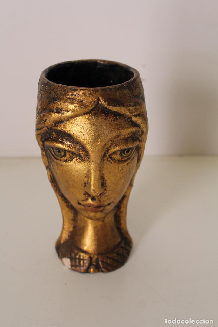 Antig&uuml;edades: caliz - virgen de ceramica - Foto 5