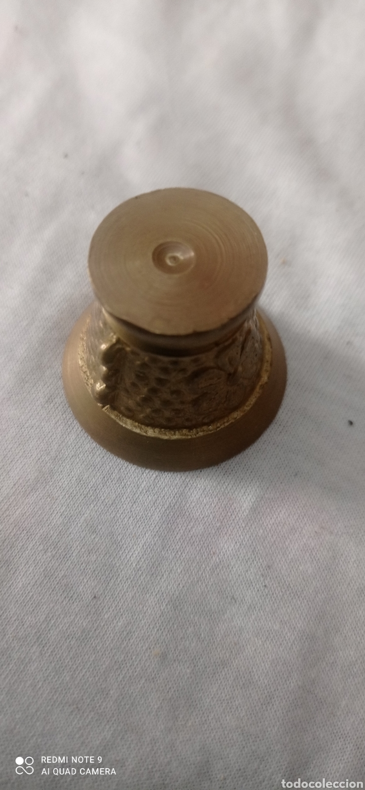 Antig&uuml;edades: Almirez o mortero bronce flor - Foto 4