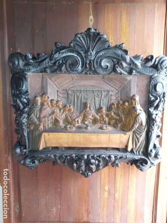 Antig&uuml;edades: SANTA CENA - ESCAYOLA . - Foto 1
