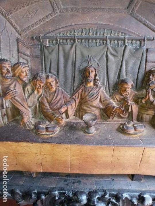 Antig&uuml;edades: SANTA CENA - ESCAYOLA . - Foto 6