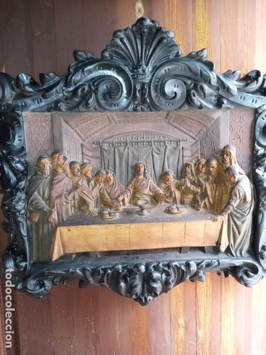 Antig&uuml;edades: SANTA CENA - ESCAYOLA . - Foto 8