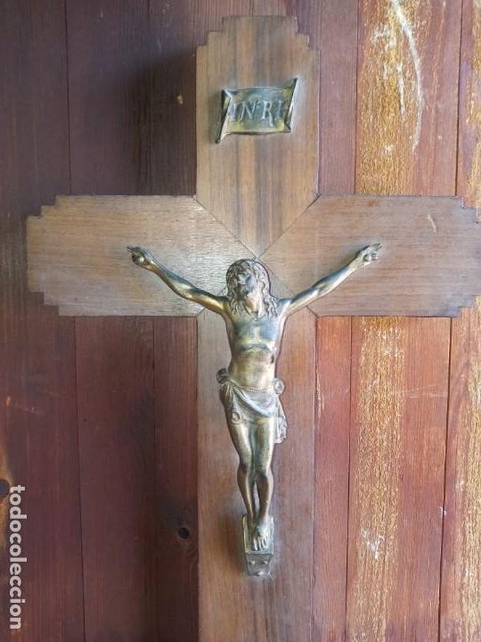 Antig&uuml;edades: CRUCIFIJO . - Foto 3