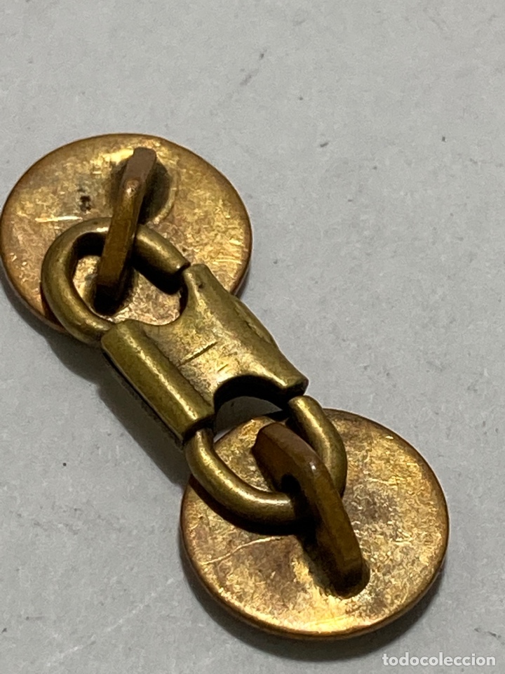 Antig&uuml;edades: Gemelos antiguos esmalte y bronce/G10 - Foto 3