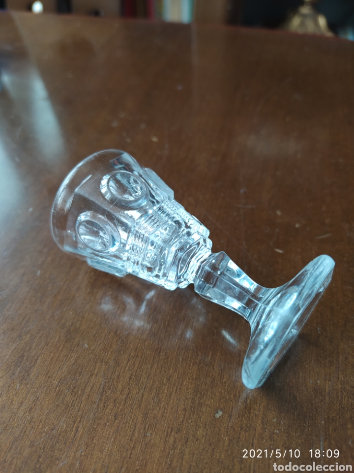 Antig&uuml;edades: Copa cristal Antigua - Foto 2