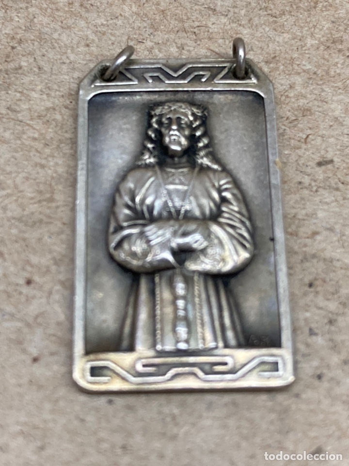 Antig&uuml;edades: Medalla de plata religiosa - Foto 1