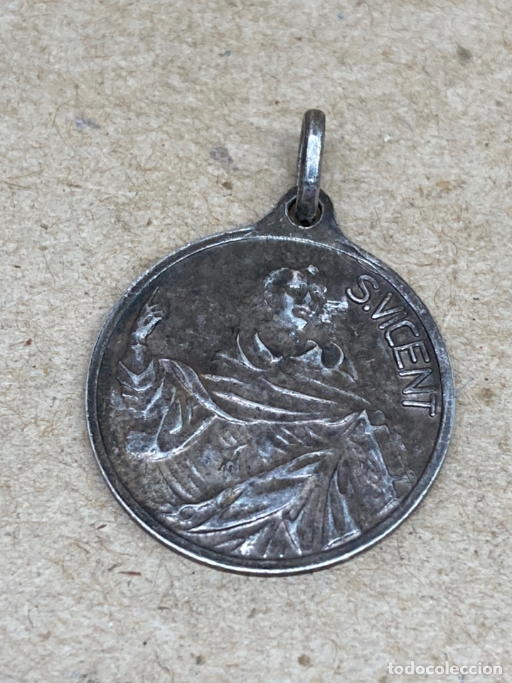 Antig&uuml;edades: Medalla de plata religiosa - Foto 1