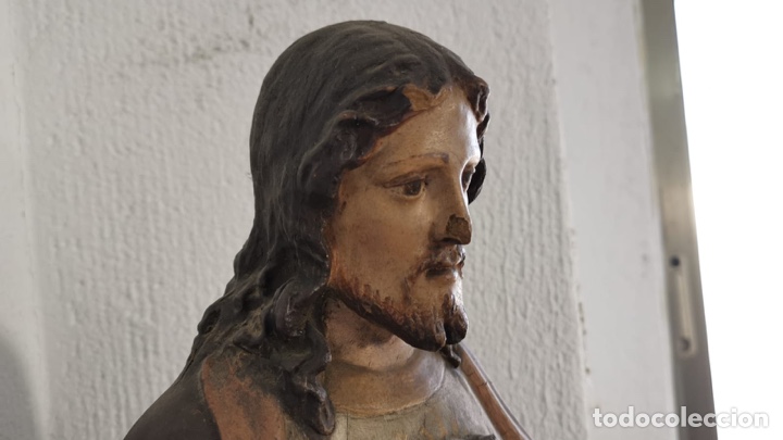 Antig&uuml;edades: FIGURA Sagrado corazon - Foto 9