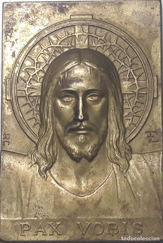 Antig&uuml;edades: MEDALLA JESUS PAX VOBIS - Foto 1