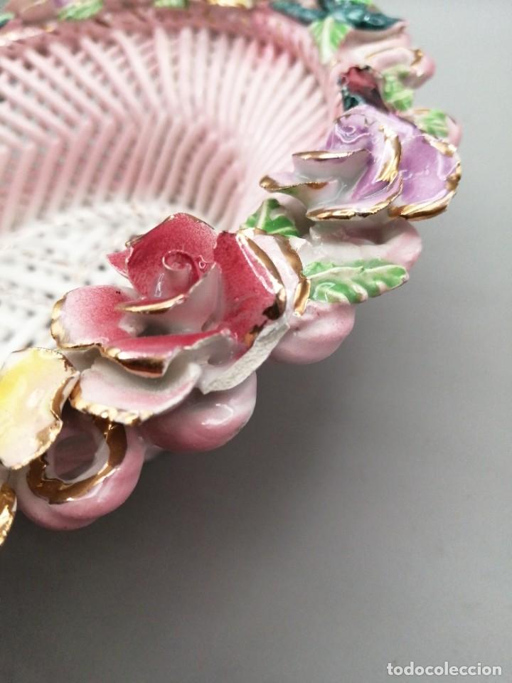Antig&uuml;edades: Centro mesa porcelana de Manises - Foto 8